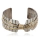 Certified Authentic Handmade Navajo Pure Nickel and Brass Native American Bracelet 12985 Certified Authentic Handmade Navajo Pure Nickel and Brass Native American Bracelet 12985
