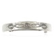 Certified Authentic Handmade Nickel Navajo Native American Hair Barrette 10343-1