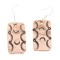 Certified Authentic Handmade Pure Copper Navajo Native American Dangle Earrings 18170-4