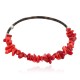 Certified Authentic Heishi Coral Navajo Native American Adjustable Wrap Bracelet 13159-10