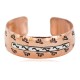 Certified Authentic Horse .925 Sterling Silver Handmade Navajo Native American Pure Copper Bracelet 92010