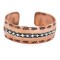 Certified Authentic Horse Maze Handmade Navajo .925 Sterling Silver Native American Pure Copper Bracelet  92018-10