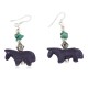 Certified Authentic Horse Navajo .925 Sterling Silver Hooks Natural Turquoise and Resin Dangle Native American Earrings 97002-5 Certified Authentic Horse Navajo .925 Sterling Silver Hooks Natural Turquoise and Resin Dangle Native American Earrings 97002-5
