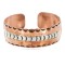 Certified Authentic Horse Navajo Handmade .925 Sterling Silver Native American Pure Copper Bracelet 92005-3