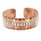 Certified Authentic Horse Navajo Handmade .925 Sterling Silver Native American Pure Copper Bracelet 92005-3
