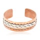 Certified Authentic Maze Navajo .925 Sterling Silver Handmade Native American Pure Copper Bracelet 92005-300 Certified Authentic Maze Navajo .925 Sterling Silver Handmade Native American Pure Copper Bracelet 92005-300