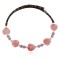 Certified Authentic Natural Pink Quartz Heishi Navajo Native American Adjustable Wrap Bracelet 13151-59