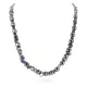 Navajo .925 Sterling Silver Amethyst and Hematite Necklace 25212 Navajo .925 Sterling Silver Amethyst and Hematite Necklace 25212