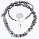 Navajo .925 Sterling Silver Amethyst and Hematite Necklace 25212 Navajo .925 Sterling Silver Amethyst and Hematite Necklace 25212