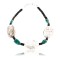 Certified Authentic Navajo .925 Sterling Silver and WHITE Turquoise Native American Bracelet 371010432174