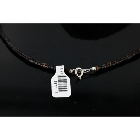 Certified Authentic Navajo .925 Sterling Silver and WHITE Turquoise Native American Necklace 371105449739