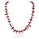 Certified Authentic Navajo .925 Sterling Silver Coral and Natural Turquoise Native American Necklace 15825-1 Certified Authentic Navajo .925 Sterling Silver Coral and Natural Turquoise Native American Necklace 15825-1