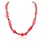 Certified Authentic Navajo .925 Sterling Silver Coral Hematite Native American Necklace 25215-104