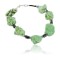Certified Authentic Navajo .925 Sterling Silver Gaspeiete, Hematite and Turquoise Native American Bracelet 390750455055