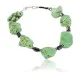 Navajo .925 Sterling Silver Gaspeiete, Hematite and Turquoise Native American Bracelet 390750455055
