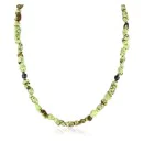 Navajo .925 Sterling Silver GASPEITE and HEMATITE Native American Necklace 15918-3