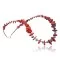Navajo .925 Sterling Silver Graduated Coral and Turquoise Native American Necklace 15343-33