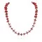 Navajo .925 Sterling Silver Graduated Coral and Turquoise Native American Necklace 15465-11