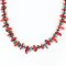 Navajo .925 Sterling Silver Graduated Coral Turquoise Native American Necklace 370994602309 Navajo .925 Sterling Silver Graduated Coral Turquoise Native American Necklace 370994602309