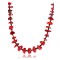 Certified Authentic Navajo .925 Sterling Silver Graduated Coral Turquoise Native American Necklace 371004007428