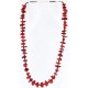 Certified Authentic Navajo .925 Sterling Silver Graduated Coral Turquoise Native American Necklace 371004007428