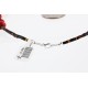 Certified Authentic Navajo .925 Sterling Silver Graduated Coral Turquoise Native American Necklace 371006067403