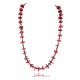 Certified Authentic Navajo .925 Sterling Silver Graduated Coral Turquoise Native American Necklace 371056381059