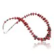 Navajo .925 Sterling Silver Graduated Coral Turquoise Native American Necklace 390680673641