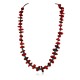 Certified Authentic Navajo .925 Sterling Silver Graduated Coral Turquoise Native American Necklace 390749413112