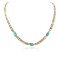 Certified Authentic Navajo .925 Sterling Silver Graduated Heishi and Spiny Oyster Turquoise Native American Necklace 16059
