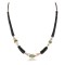 Certified Authentic Navajo .925 Sterling Silver Graduated Heishi and Spiny Oyster Turquoise Native American Necklace 750157