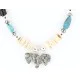 Navajo .925 Sterling Silver Graduated Heishi and Turquoise Native American Necklace 390783802116 Navajo .925 Sterling Silver Graduated Heishi and Turquoise Native American Necklace 390783802116