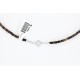 Certified Authentic Navajo .925 Sterling Silver Graduated Heishi and Turquoise Native American Necklace 390800953096
