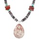 Certified Authentic Navajo .925 Sterling Silver Graduated Heishi Jasper and Turquoise Native American Necklace 15837-11 Certified Authentic Navajo .925 Sterling Silver Graduated Heishi Jasper and Turquoise Native American Necklace 15837-11