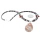 Certified Authentic Navajo .925 Sterling Silver Graduated Heishi Jasper and Turquoise Native American Necklace 15837-11 Certified Authentic Navajo .925 Sterling Silver Graduated Heishi Jasper and Turquoise Native American Necklace 15837-11
