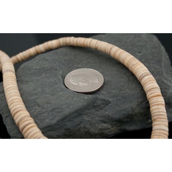 Certified Authentic Navajo .925 Sterling Silver Graduated Heishi, Natural Turquoise Native American Necklace 750103-42