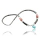 Certified Authentic Navajo .925 Sterling Silver Graduated Heishi Turquoise Jasper Native American Necklace 390733546344