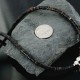 Certified Authentic Navajo .925 Sterling Silver Graduated Heishi Turquoise Native American Necklace 15213-41