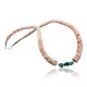 Certified Authentic Navajo .925 Sterling Silver Graduated Heishi, Turquoise Native American Necklace 370823112971