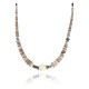 Certified Authentic Navajo .925 Sterling Silver Graduated Heishi Turquoise Native American Necklace 371013054683