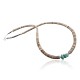 Certified Authentic Navajo .925 Sterling Silver Graduated Heishi Turquoise Native American Necklace 390568586718