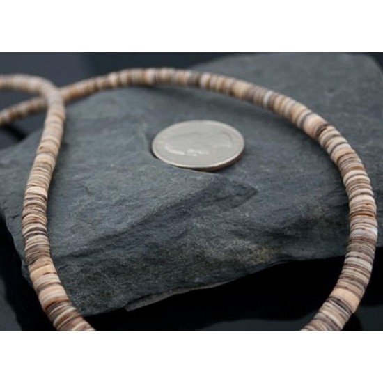 Certified Authentic Navajo .925 Sterling Silver Graduated Heishi Turquoise Native American Necklace 390568586718