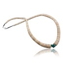 Certified Authentic Navajo .925 Sterling Silver Graduated Heishi, Turquoise Native American Necklace 390601692816