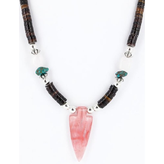 Certified Authentic Navajo .925 Sterling Silver Graduated Heishi Turquoise Native American Necklace 390797783566