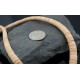 Certified Authentic Navajo .925 Sterling Silver Graduated Melon Shell and Heishi Natural Turquoise Native American Necklace 7501006-22