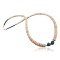 Certified Authentic Navajo .925 Sterling Silver Graduated Melon Shell and Heishi Natural Turquoise Native American Necklace 7501006-87