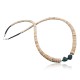 Certified Authentic Navajo .925 Sterling Silver Graduated Melon Shell and Heishi Natural Turquoise Native American Necklace 7501006-87 Certified Authentic Navajo .925 Sterling Silver Graduated Melon Shell and Heishi Natural Turquoise Native American Necklace 7501006-87