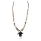 Certified Authentic Navajo .925 Sterling Silver Graduated Melon Shell and Hematite Native American Necklace 390753936381