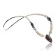 Certified Authentic Navajo .925 Sterling Silver Graduated Melon Shell and Jasper Native American Necklace 370959633555