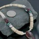 Navajo .925 Sterling Silver Graduated Melon Shell and Jasper Native American Necklace 370959633555 Navajo .925 Sterling Silver Graduated Melon Shell and Jasper Native American Necklace 370959633555